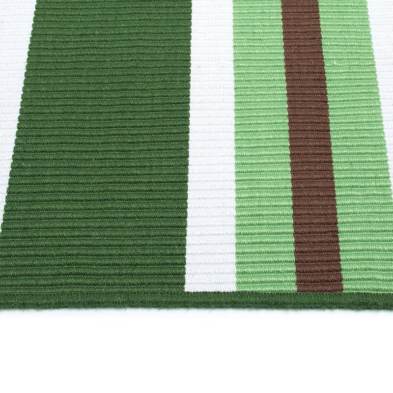 Voavah Green Hand-Made Flatweave Indoor/Outdoor Area Rug