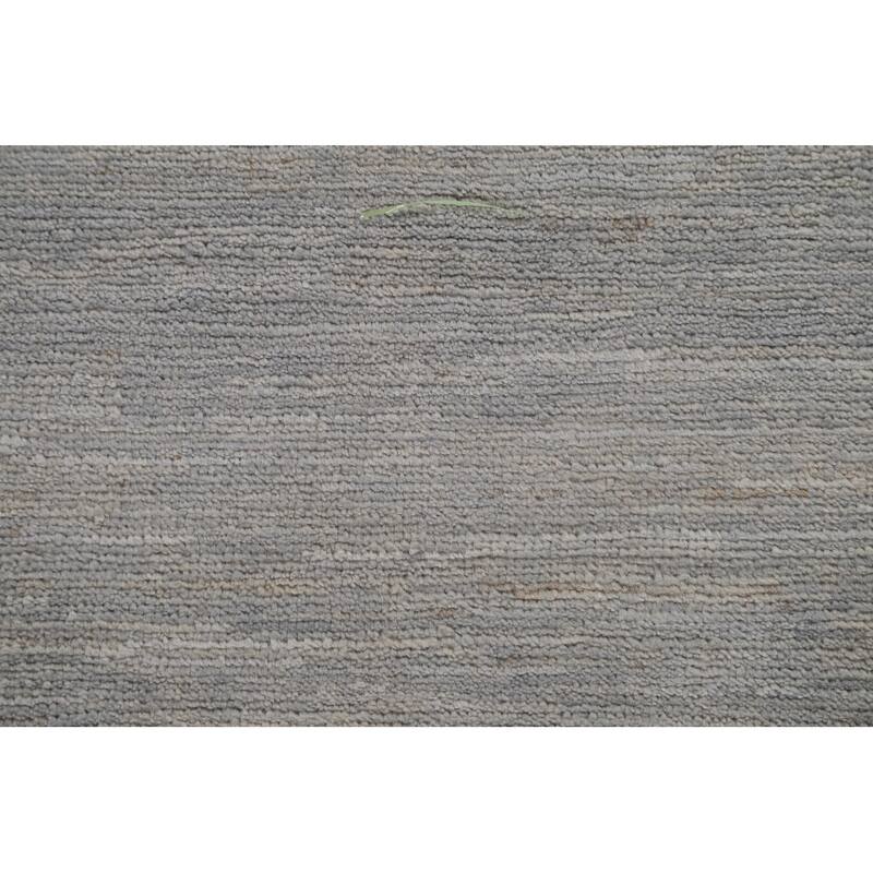 Hand Knotted Oriental 100% Wool Carpet Traditional Floral Greys & Charcoal Art Deco Area Rug - 11' 6'' X 9' 0''