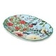 preview thumbnail 2 of 2, Certified International Flora Oval Platter 14" x 10" - 10.00"W x 14.00"L x 1.25"H