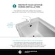 preview thumbnail 53 of 64, Fine Fixtures Tile-In White Fiberglass/Acrylic Soaking Bathtub with Built-in Tile Flange
