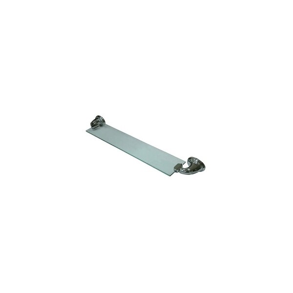 Elements Of Design EBA629C Wall Mounted Glass Shelf from the Metro Collection - Chrome