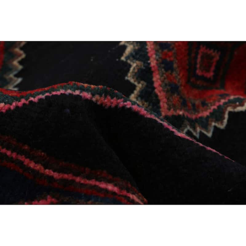 ECARPETGALLERY Hand-knotted Konya Anatolian Black Wool Rug - 4'4 x 10'0