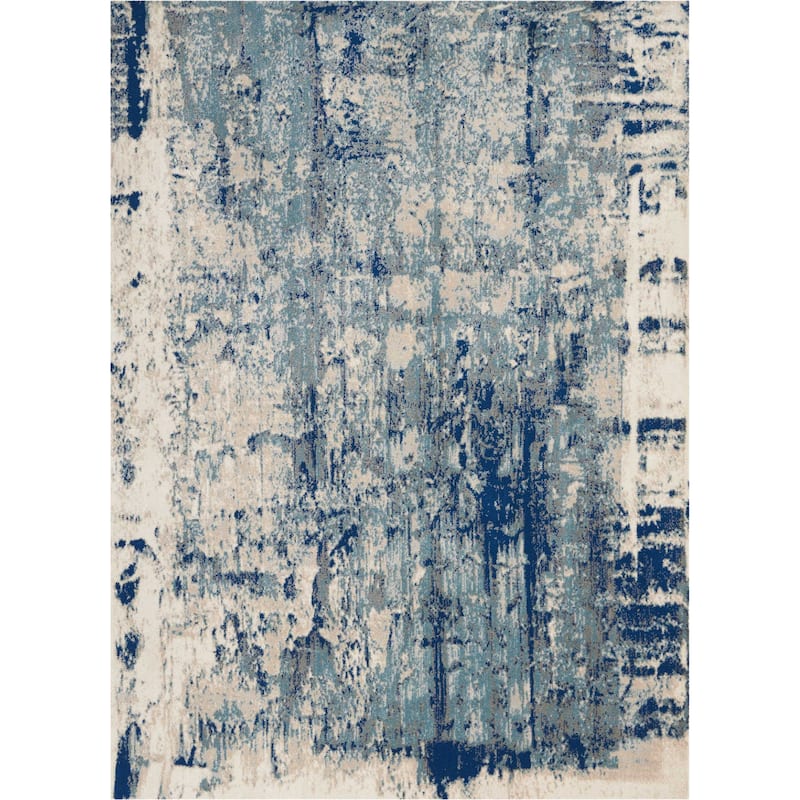 Gabe Power Loomed Abstract Modern Stain Resistant Area Rug By HomeRoots - 70' X '46' X '0.5