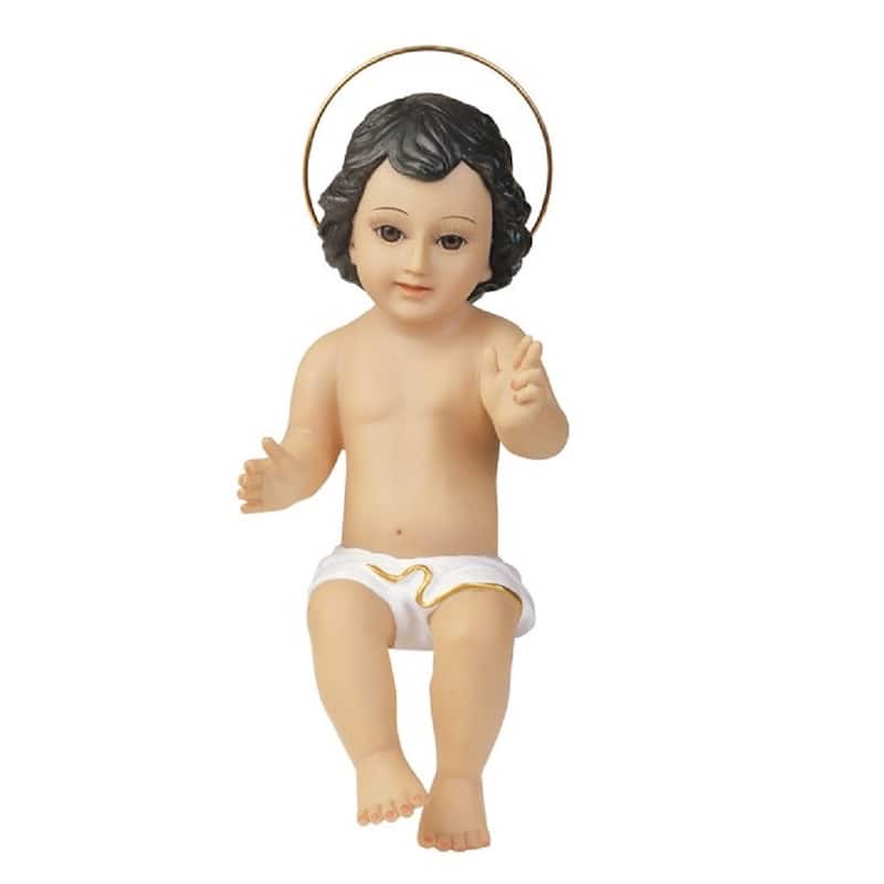 Q-Max 12"H Baby Jesus Statue Holy Figurine Religious Decoration