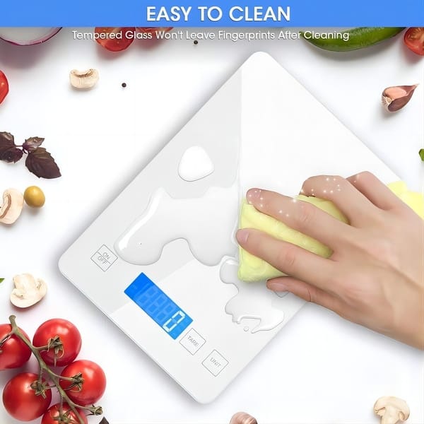 SUGIFT Kitchen Food Scale LED Display - White