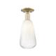 Option Antique Brass / Opal Shade
