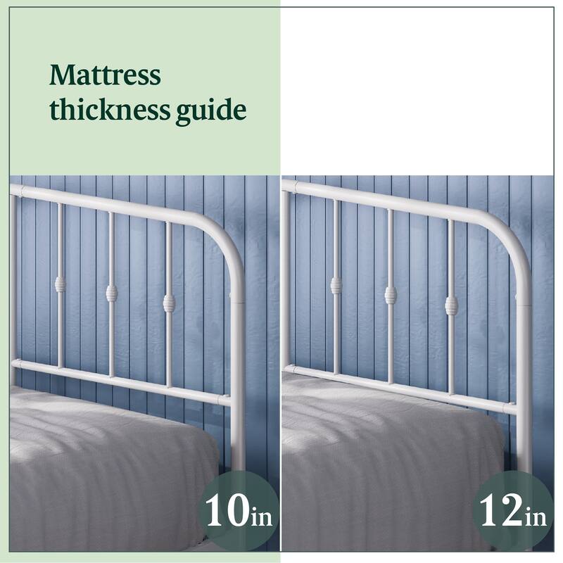 Priage by ZINUS Traditional Metal Platform Bed Frame