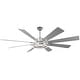 preview thumbnail 4 of 35, Bella Depot 72" Modern Large Ceiling Fan 6-speed Reversible with Dimmable Light and Remote for Family Room