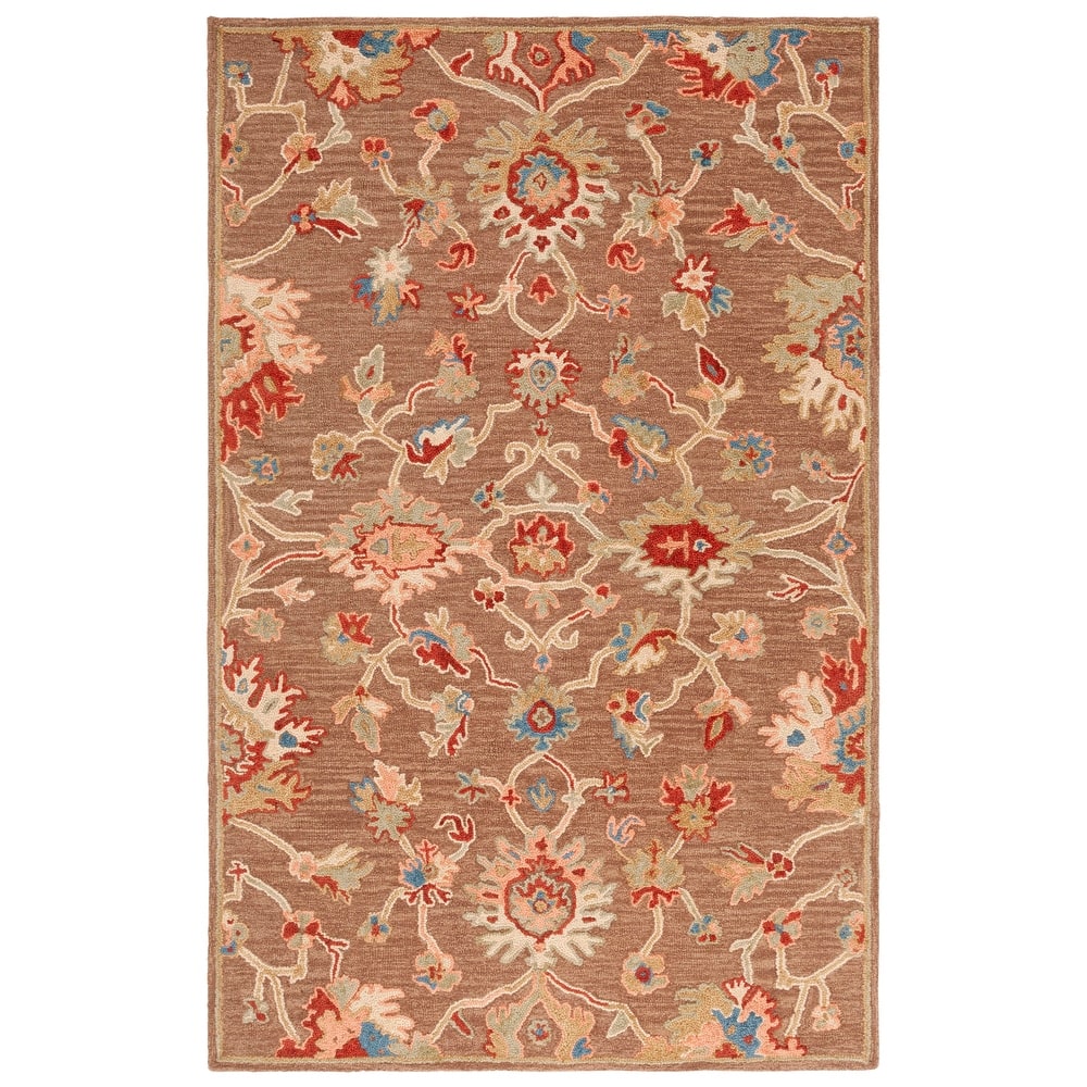 SAFAVIEH Handmade Metro Christele French Country Floral Wool Rug