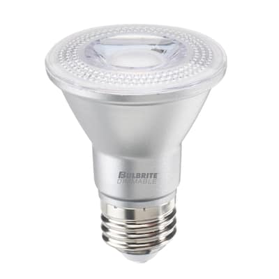 Bulbrite Pack of (6) 7 Watt Dimmable Flood PAR20 Medium (E26) LED Bulb
