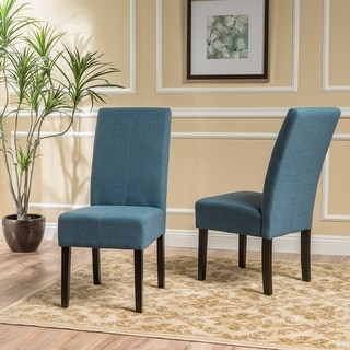 Pertica Fabric Dining Chairs (Set of 2) by Christopher Knight Home - 17.75" L x 25.50" W x 39.75" H