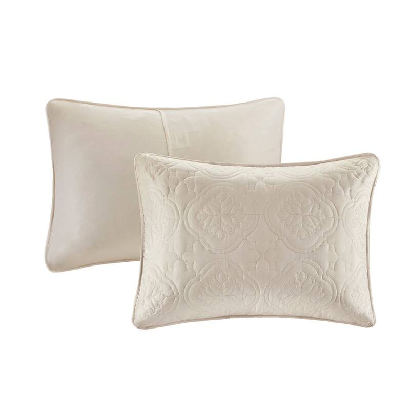 510 Design Hayley Oversized Solid Texture 3 Piece Reversible Bedspread Set