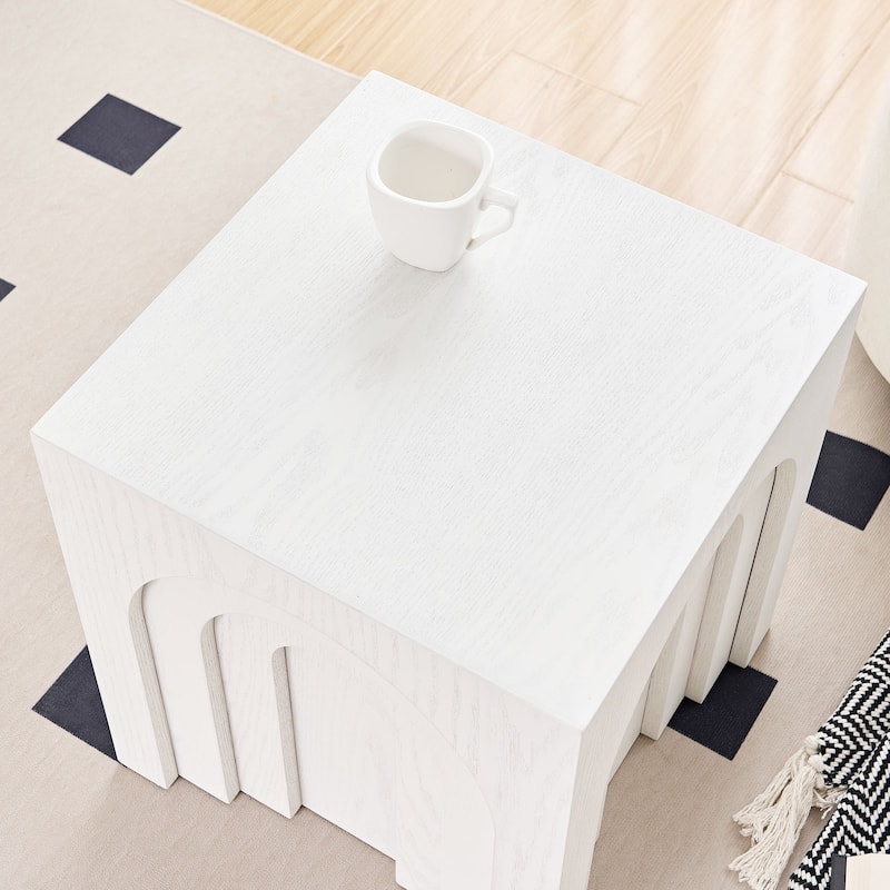 15.74'' Square Side Table Small Coffee Table Accent Table Bedside Table
