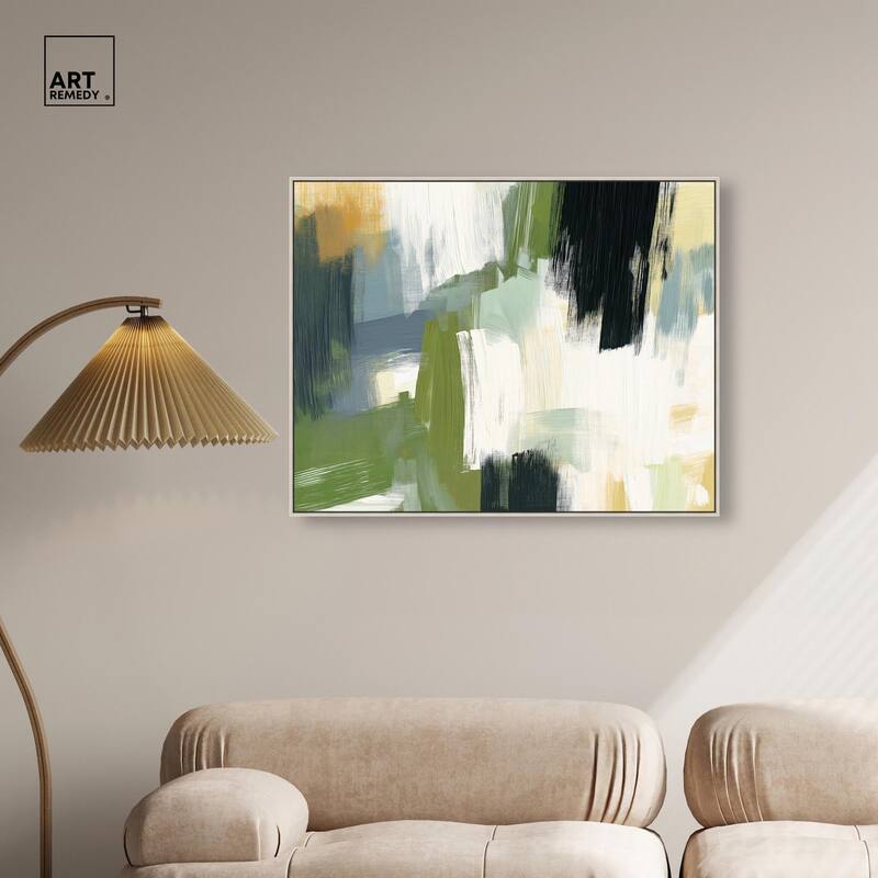 Moss Layers I Canvas by Art Remedy