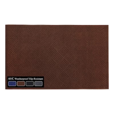 A1HC All Weather Durable Polypropylene Non Slip Backing Rubber Door Mat