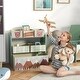 preview thumbnail 1 of 6, Kids Toy Storage Organizer Green