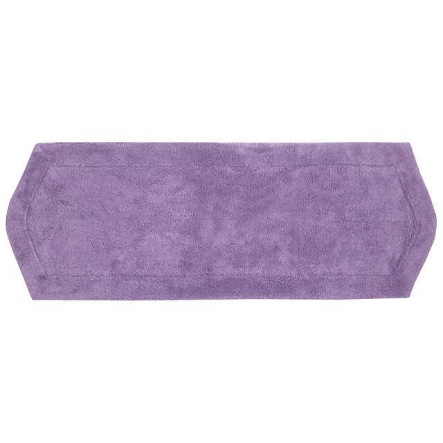 Home Weavers Waterford Collection Absorbent Cotton Machine Washable and Dry Runner Rug