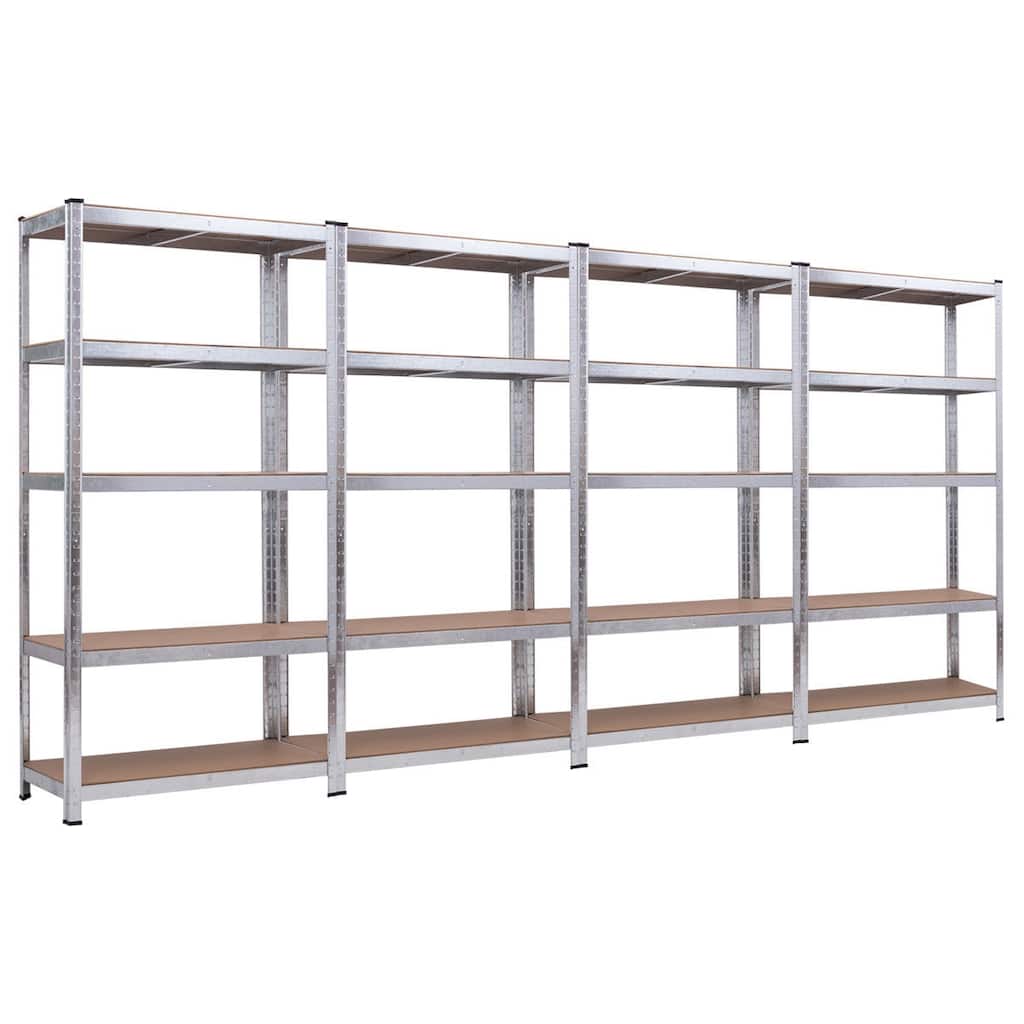 Costway 71'' Heavy Duty Storage Shelf Steel Metal Garage Rack 5 Level - 35.5''x 15.76''x 71''(L x W x H)
