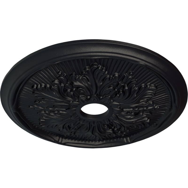 23 3/4"OD x 3 5/8"ID x 1 7/8"P Luton Leaf Ceiling Medallion
