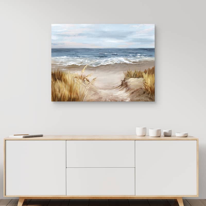Untouched Beach by Eva Watts Canvas Art Print
