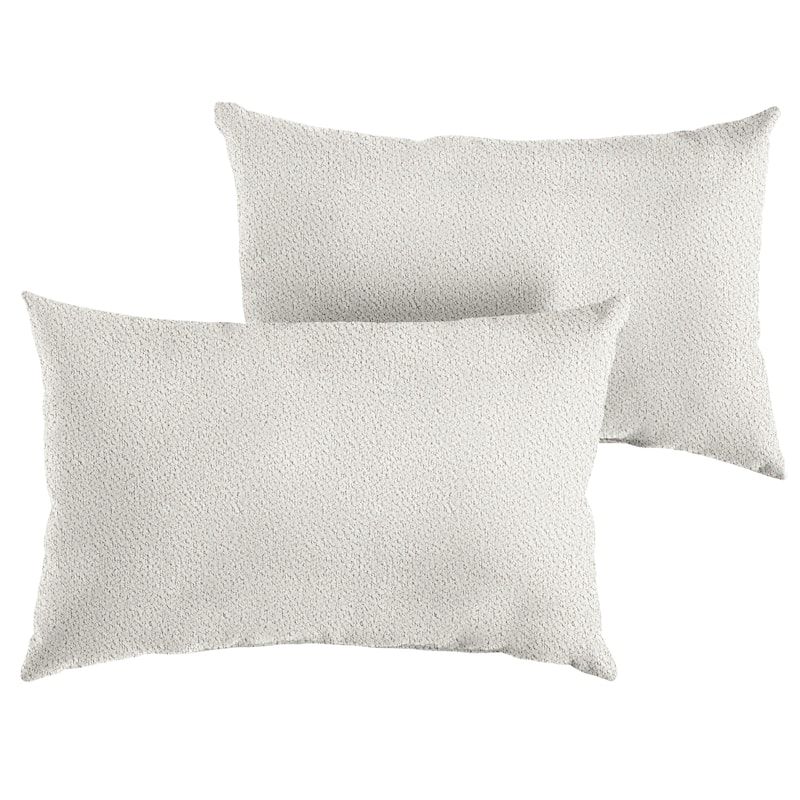 Sorra Home Outdoor Boucle Pillow Set of 2