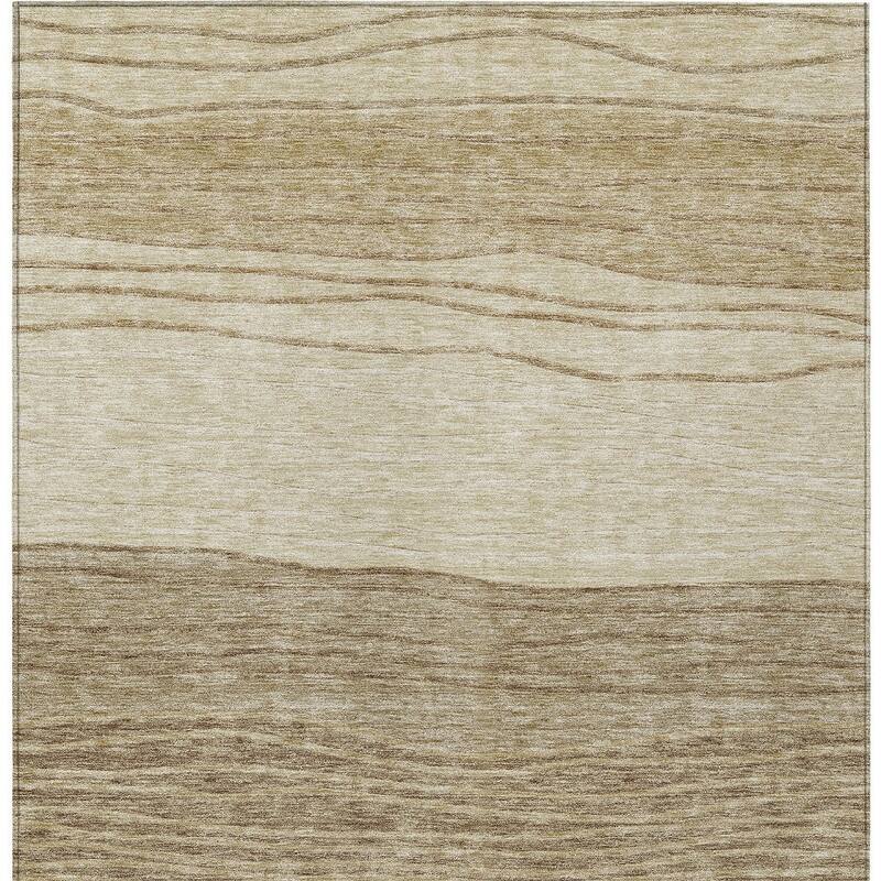HomeRoots Striped Transitional Rectangle Outdoor Rug