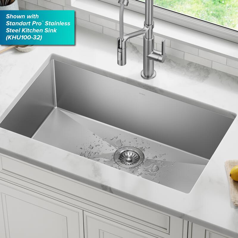 KRAUS Universal Kitchen Sink Strainer/ Stopper for Garbage Disposals