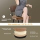 preview thumbnail 65 of 136, 26"/29" Faux Leather Swivel Counter/Bar Stools Set of 2/3