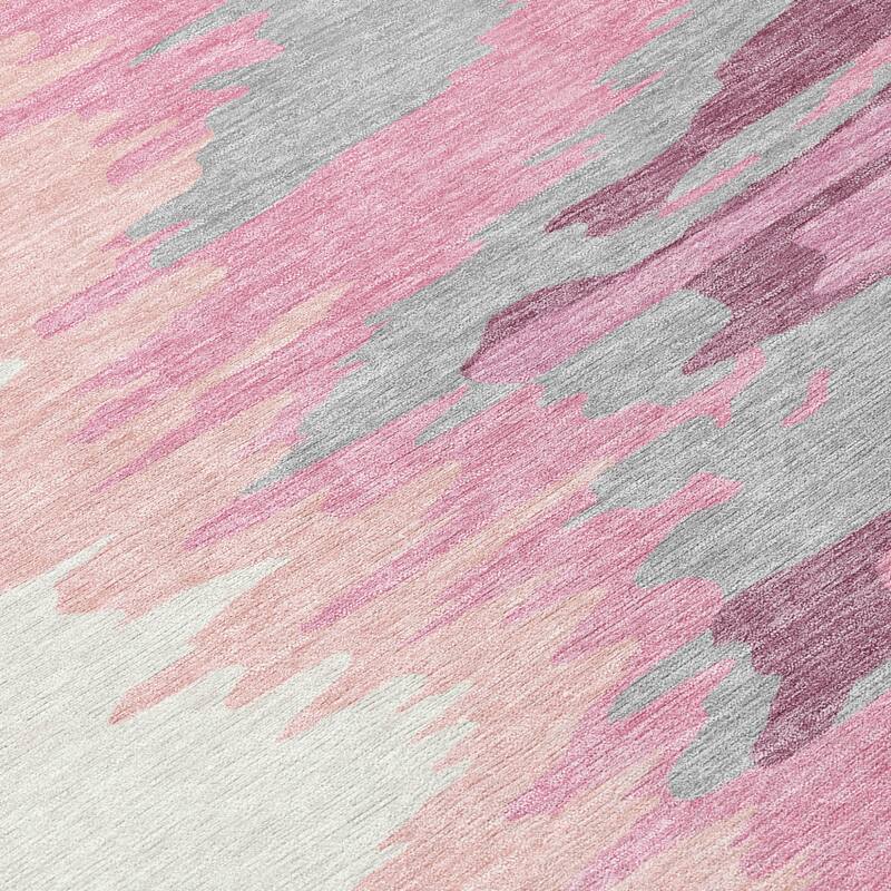HomeRoots Abstract Transitional Rectangle Outdoor Rug