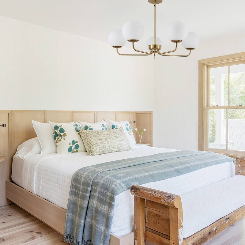 5-Light Dimmable Globe chandelier