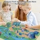 preview thumbnail 7 of 5, 3pcs Magnetic Dinosaur Toys for Kids, Take Apart Dinosaur Toys with Light, Roar Sound, Play Mat & Painting Kit