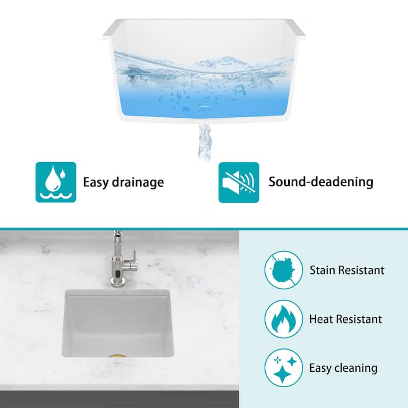 Granite Composite Undermount Kitchen Sink