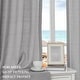 preview thumbnail 33 of 37, Cotton Blend Light Filtering Textured Back Tab/Rod Pocket Curtain Pair (Set of 2)