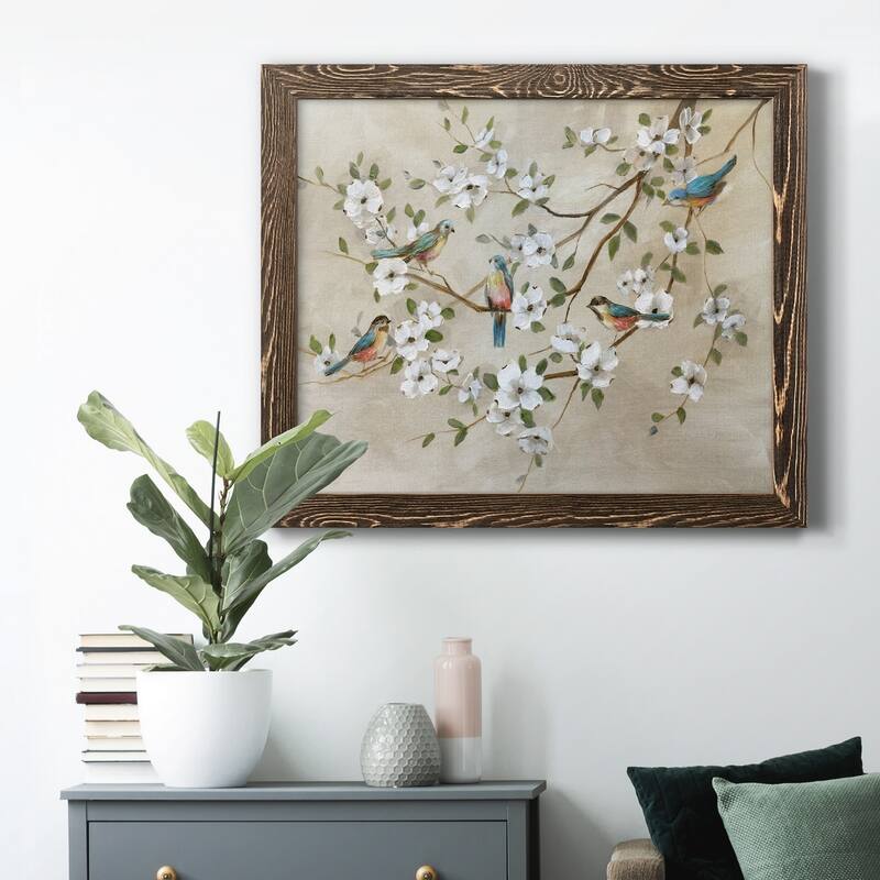 Birds of a Feather-Premium Framed Canvas - Ready to Hang