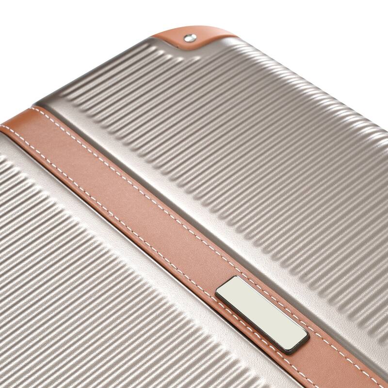 3 Piece Hardside Lightweight Luggage Sets with Double Spinner 8 Wheels and TSA Lock