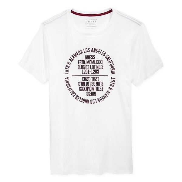 burgundy guess shirt