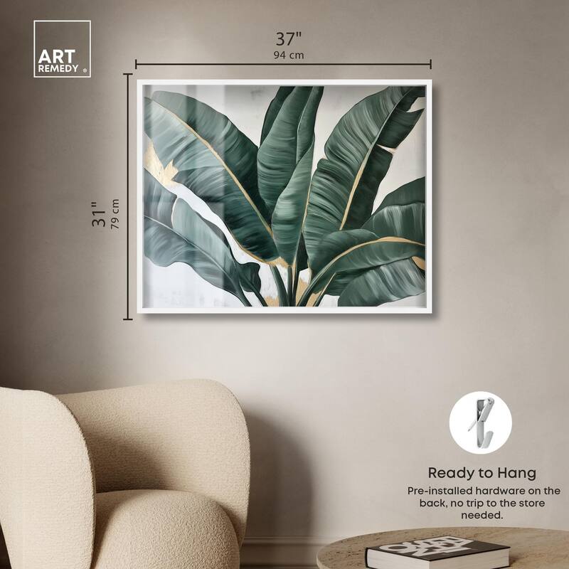 Jungle Jewel Jade II Shadowbox by Art Remedy