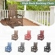 preview thumbnail 67 of 110, Modern High-Back Rocking Adirondack Chair All Weather