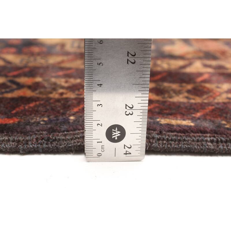 ECARPETGALLERY Hand-knotted Teimani Dark Grey Wool Rug - 2'11 x 4'9