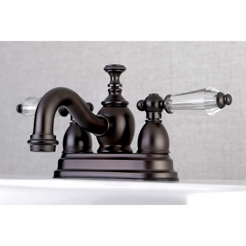 Kingston Brass Wilshire Centerset Bathroom Faucet - Includes Metal