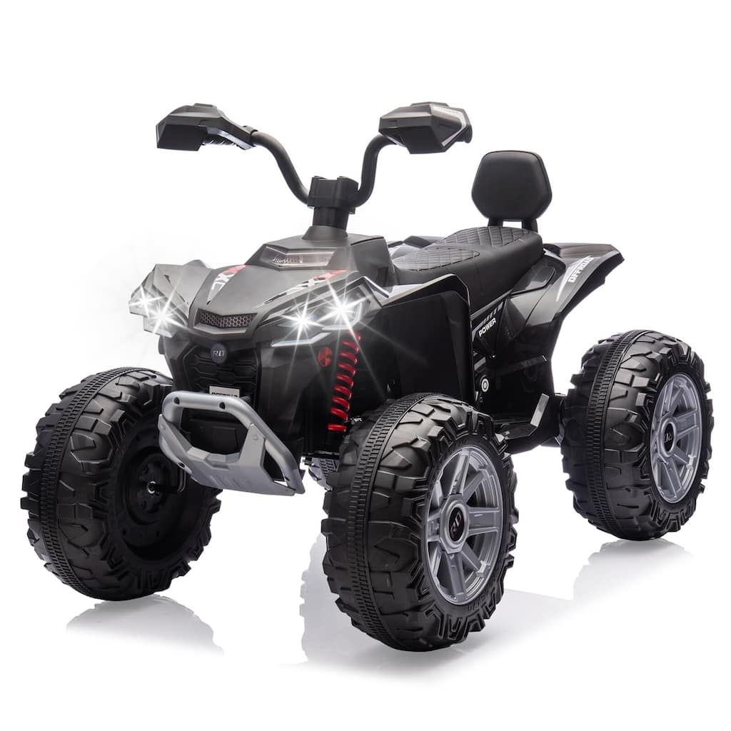 24V Ride on ATV for Kids, 2 Seater Electric Quad Car