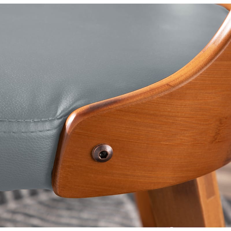Carson Carrington Valsbo Walnut/Faux Leather Chair