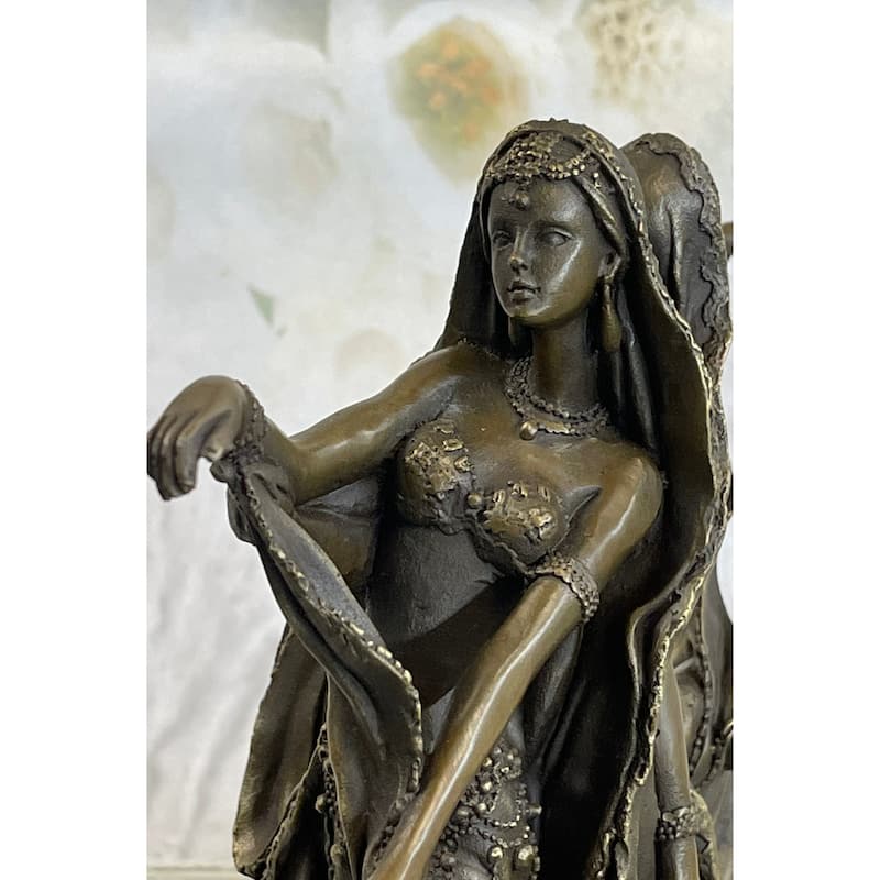 Gemini Twin Dancer Girls Bronze Statue Sculpture Figure Vitaleh Original 11 Inches X 10 Inches