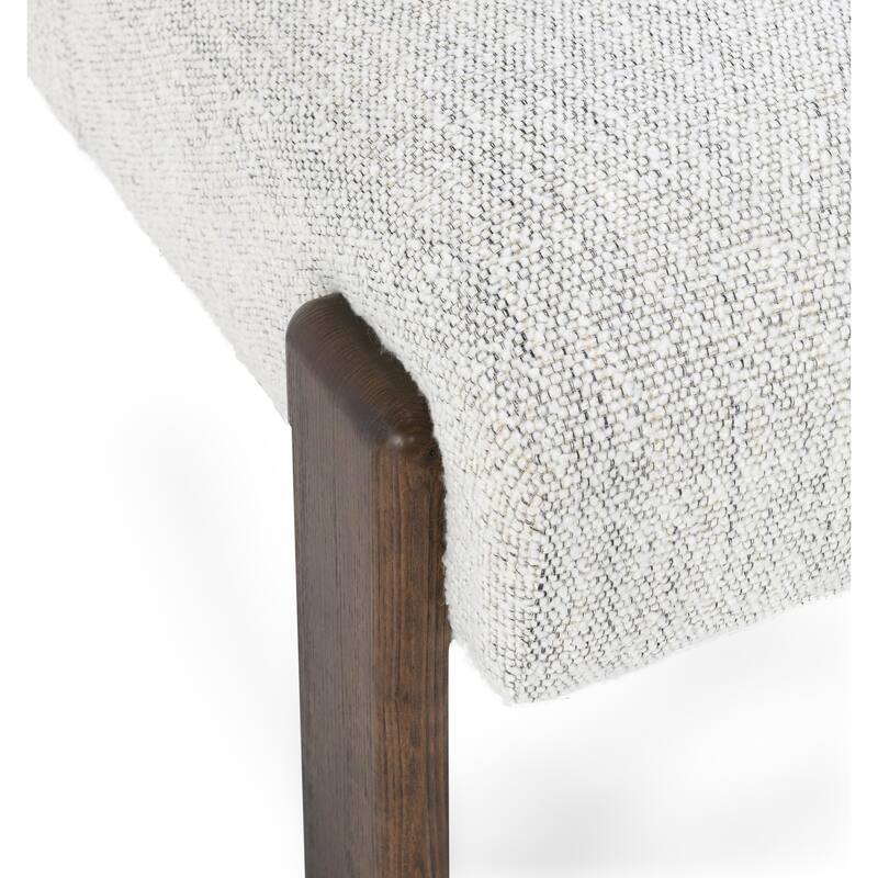 Classic Home Chelsea Upholstered Dining Chair in Ivory