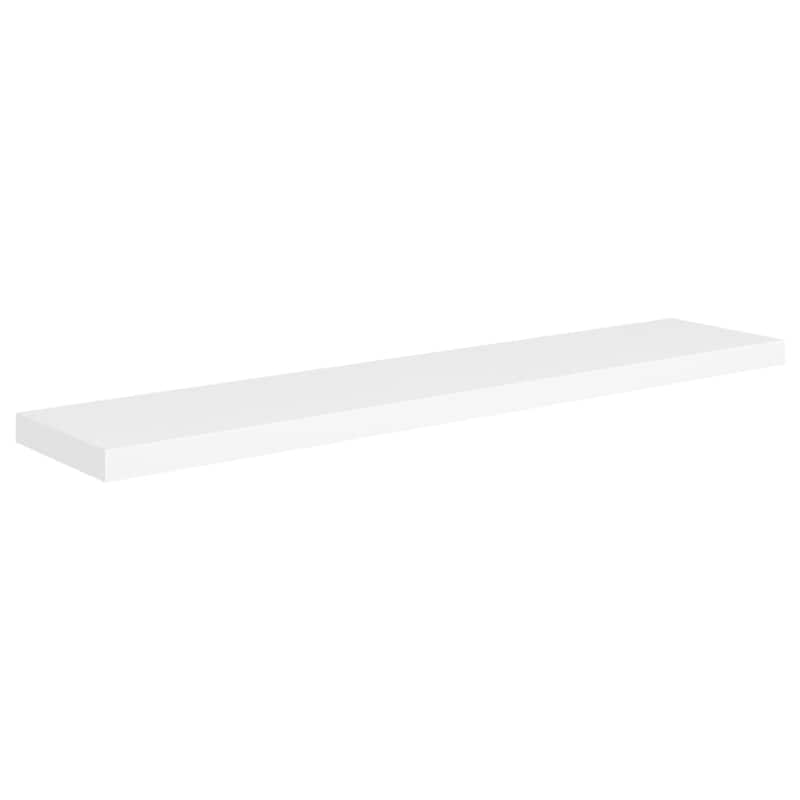 Gima Hanging Wall Shelf Set of 2, Honeycomb MDF, White, 47 Inch