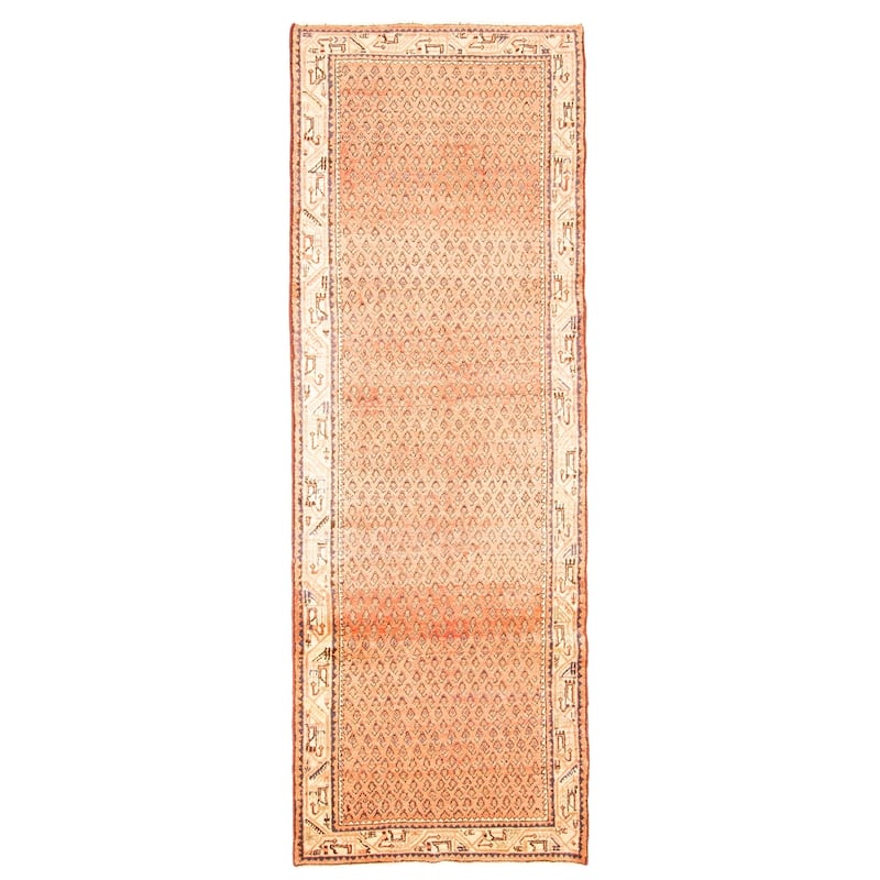 ECARPETGALLERY Hand-knotted Andelz Copper Wool Rug - 3'6 x 10'1