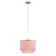 preview thumbnail 6 of 8, Esmee River of Goods Metal Hanging Pendant Light With Fringe Shade - 14" x 14" x 13.5/61.5"