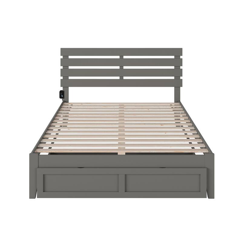 Oxford Platform Bed with Foot Drawer
