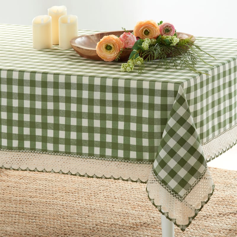 Achim Buffalo Check Tablecloth