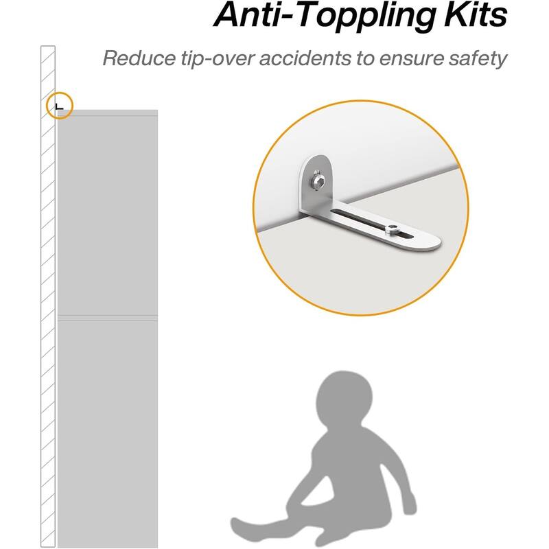 Bookcase, Open Display Storage Shelf, Organizer Cabinet Bookshelf Accent Shelving for Living Room, Home Office, Library, Bedroom
